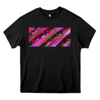 Black leopar and cowhide with heart candies Heavy Core Tee - AdoDesignShop