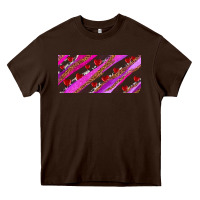 Chocolate Brown leopar and cowhide with heart candies Heavy Core Tee - AdoDesignShop