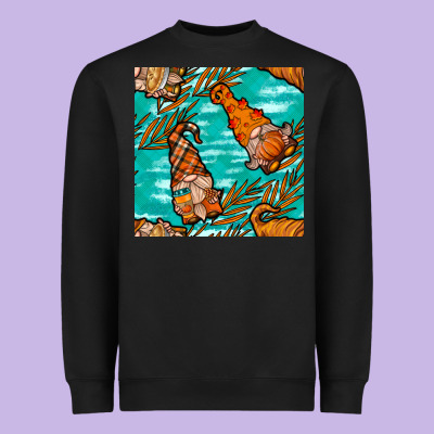 Fall Gnomes Heavyweight Sweatshirt Designed By Nancycooperartshop