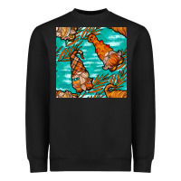 Black Fall gnomes Heavyweight Sweatshirt - NancyCooperArtShop