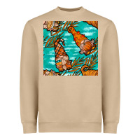 Mushroom Fall gnomes Heavyweight Sweatshirt - NancyCooperArtShop