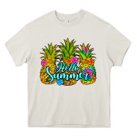 Hello Summer Pineapple Heavy Core Tee | Teevron