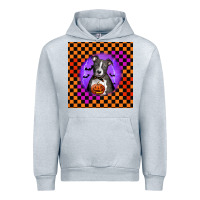 Heather Grey Halloween American Pitbull Terrier Urban Hoodie - LillyAllenDesigns