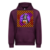 Mauve Wine Halloween American Pitbull Terrier Urban Hoodie - LillyAllenDesigns