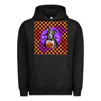 Pigment Black Halloween American Pitbull Terrier Urban Hoodie - LillyAllenDesigns