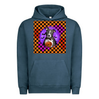 Pigment Midnight Navy Halloween American Pitbull Terrier Urban Hoodie - LillyAllenDesigns