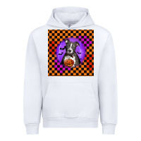 White Halloween American Pitbull Terrier Urban Hoodie - LillyAllenDesigns