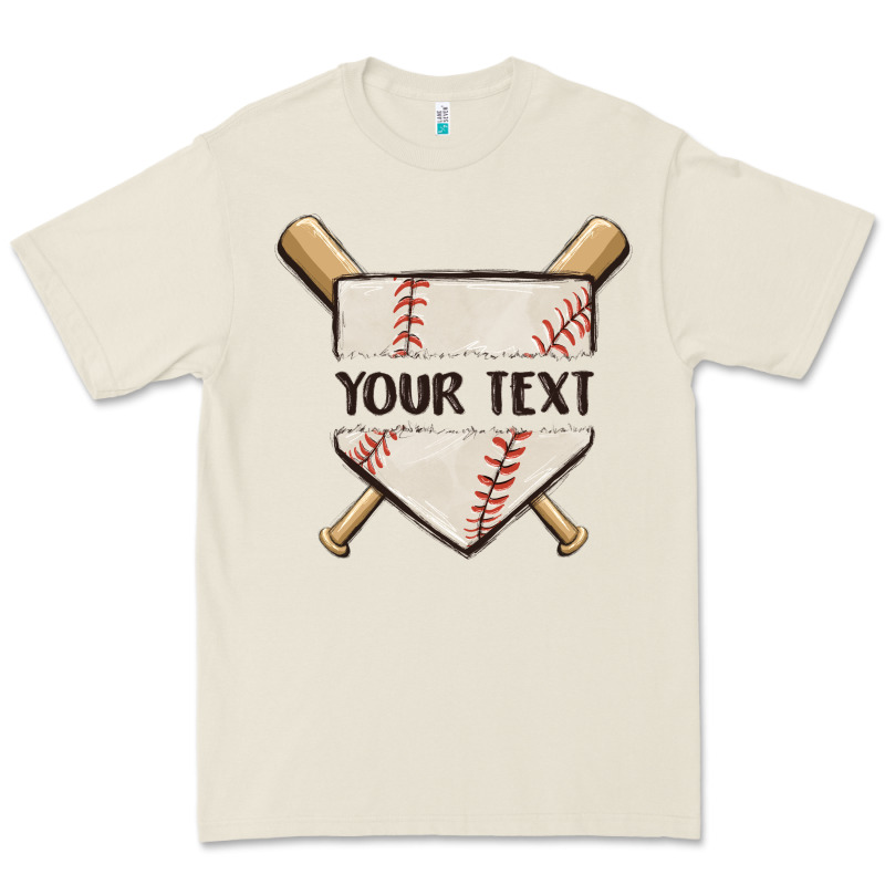 Preview Custom Baseball Premium Tee by MaliasSmallBusiness | Teevron