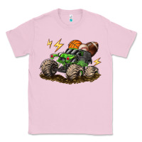 Bubblegum Pink monster truck sports Classic Tee - LillyAllenDesigns