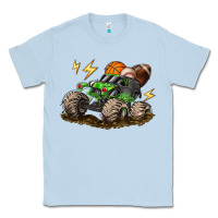 Dusty Blue monster truck sports Classic Tee - LillyAllenDesigns