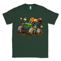 Sports Green monster truck sports Classic Tee - LillyAllenDesigns