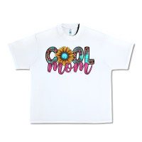 White cool mom Urban Heavy Tee - JahusDesignShop