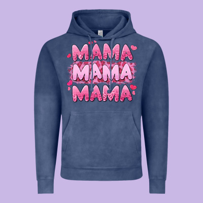 Mama Mama Mama Valentine's Day Vintage Hoodie Designed By Lillyallendesigns