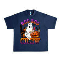 Navy Boo Boo Crew Nurse Urban Heavy Tee - LillyAllenDesigns