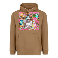 Toasted Coconut Easter Bunny And Egg With Leopard Pattern Tumbler Heavyweight Hoodie - BundleAndBundleShop