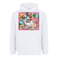 White Easter Bunny And Egg With Leopard Pattern Tumbler Heavyweight Hoodie - BundleAndBundleShop