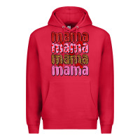 Cardinal valentines day mama olivia Premium Hoodie - OliviaCreatesArt