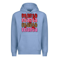 Colony Blue valentines day mama olivia Premium Hoodie - OliviaCreatesArt