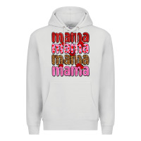Dove Grey valentines day mama olivia Premium Hoodie - OliviaCreatesArt