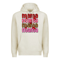 Oatmeal Heather valentines day mama olivia Premium Hoodie - OliviaCreatesArt