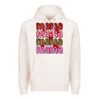Pale Pink valentines day mama olivia Premium Hoodie - OliviaCreatesArt