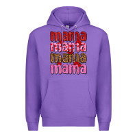Purple valentines day mama olivia Premium Hoodie - OliviaCreatesArt