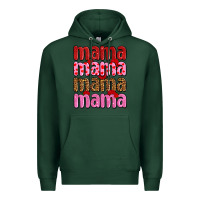 Sports Green valentines day mama olivia Premium Hoodie - OliviaCreatesArt