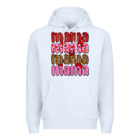 White valentines day mama olivia Premium Hoodie - OliviaCreatesArt