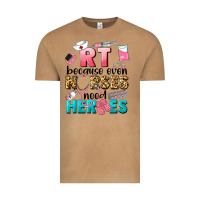 Rt Because Nurses Need Heroes Vintage Tee | Teevron