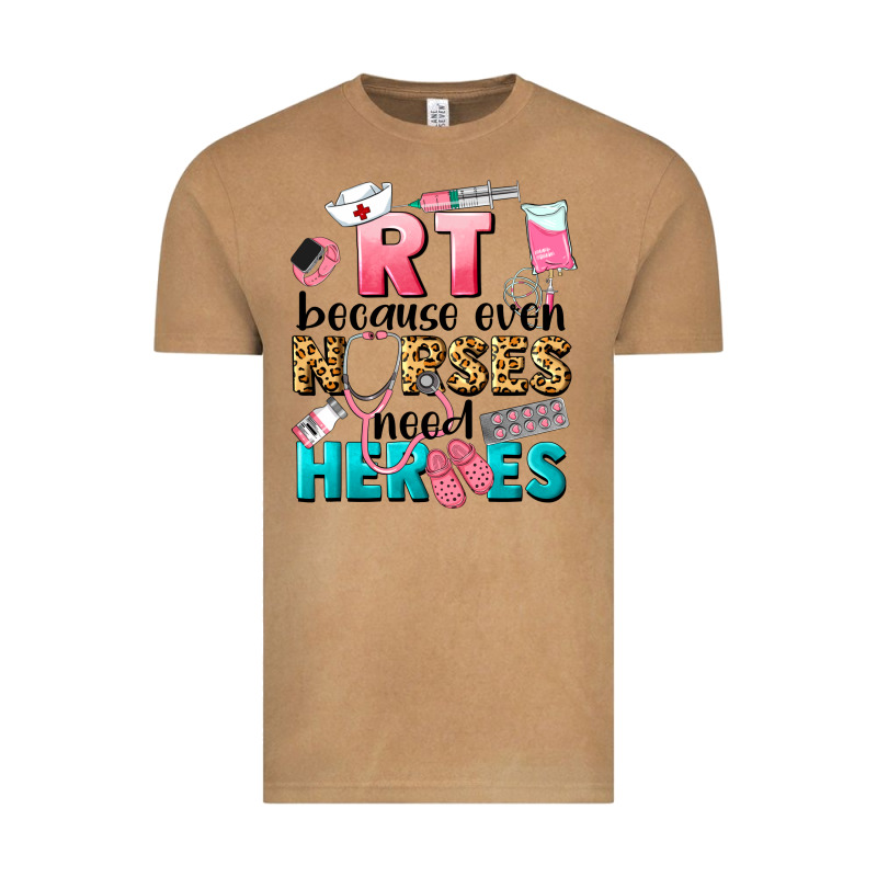 Rt Because Nurses Need Heroes Vintage Tee by LillyAllenDesigns | Teevron