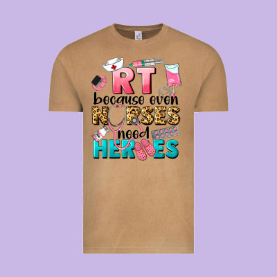 Rt Because Nurses Need Heroes Vintage Tee Designed By Lillyallendesigns