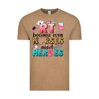 Vintage Coffee rt because nurses need heroes Vintage Tee - LillyAllenDesigns