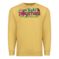 Antique Gold We Fight Together Premium Sweatshirt - BundleAndBundleShop