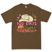 Cacao 100 days y'all malia Premium Tee - MaliasSmallBusiness
