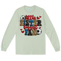 Matcha little sister biggest fan soccer Long Sleeve Tee - Jasminsmagicworld