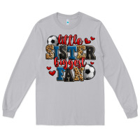 Moon Dust little sister biggest fan soccer Long Sleeve Tee - Jasminsmagicworld