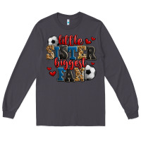 Smoke little sister biggest fan soccer Long Sleeve Tee - Jasminsmagicworld