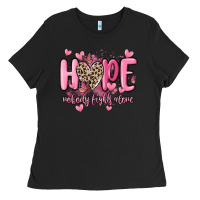 Black hope nobody fights alone Ladies Tee - MaliasSmallBusiness