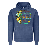 Vintage Denim they whispered to her you cant withstand the storm Vintage Hoodie - LillyAllenDesigns