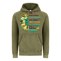 Vintage Olive they whispered to her you cant withstand the storm Vintage Hoodie - LillyAllenDesigns
