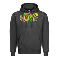 Charcoal Heather Nurse St. Patrick's Day Zipper Hoodie - HowdyJamesFarm