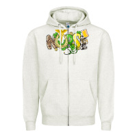 Oatmeal Heather Nurse St. Patrick's Day Zipper Hoodie - HowdyJamesFarm