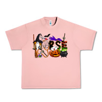 Salmon Halloween Nurse Urban Heavy Tee - LillyAllenDesigns