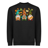Black Fall gnomes Heavyweight Sweatshirt - NancyCooperArtShop