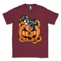 Burgundy sunflower pumpkin Classic Tee - JahusDesignShop