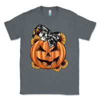 Charcoal Heather sunflower pumpkin Classic Tee - JahusDesignShop
