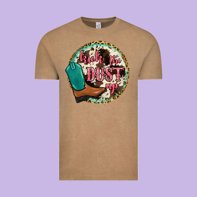 Kick The Dust Up Vintage Tee Designed By Jahusdesignshop
