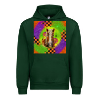 Forest Green Halloween Belgian Horse Urban Hoodie - LillyAllenDesigns