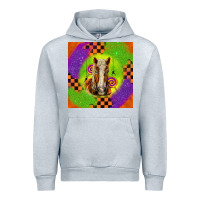Heather Grey Halloween Belgian Horse Urban Hoodie - LillyAllenDesigns