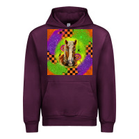 Mauve Wine Halloween Belgian Horse Urban Hoodie - LillyAllenDesigns